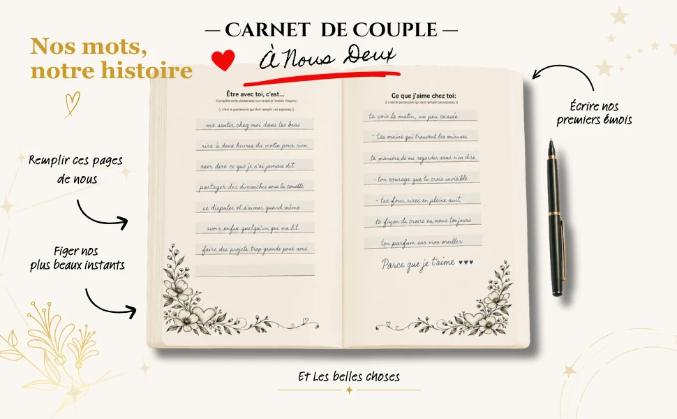 Carnet de couple À Nous Deux